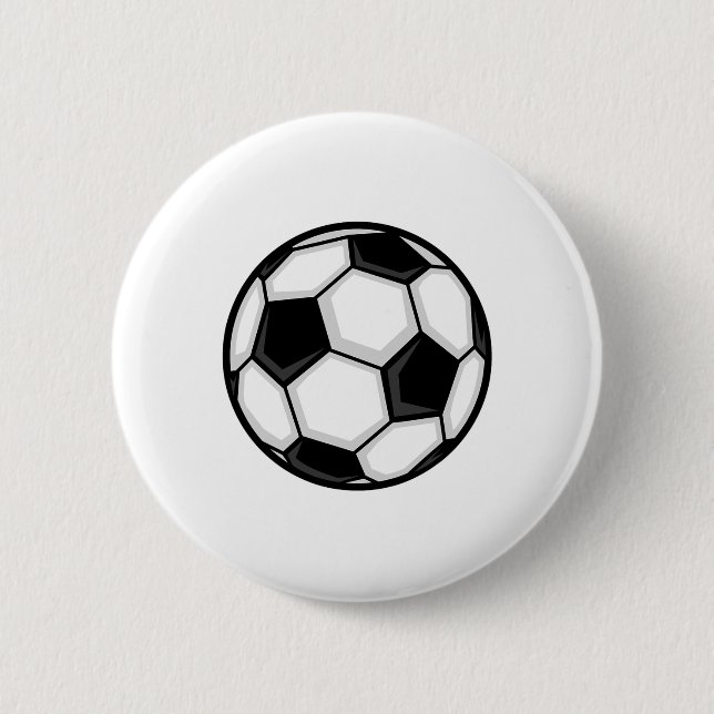 Chapa Redonda De 5 Cm Ll Fútbol Sombreado Moderno  (Anverso)