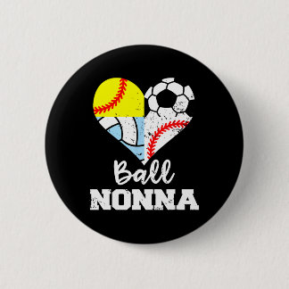 Chapa Redonda De 5 Cm Ll Nonna Soccer Sell Softll Volleyll Player Nonna 