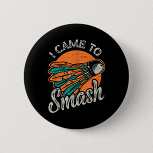 Chapa Redonda De 5 Cm Llegué A Smash Team Badminton