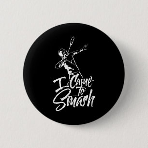 Chapa Redonda De 5 Cm Llegué A Smash Team Player Badminton Shuttle Spor