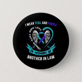 Chapa Redonda De 5 Cm Llevo Camiseta Conciencia Morado Verde Hermano Pol