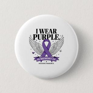 Chapa Redonda De 5 Cm Llevo Morado En Memoria De Mi Hijo Conciencia De S