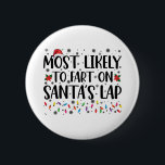 Chapa Redonda De 5 Cm Lo Más Probable Es Que Fart Con Los Navidades De L<br><div class="desc">Lo Más Probable Es Que Fart Con Los Navidades De La Familia Lap De Santas</div>