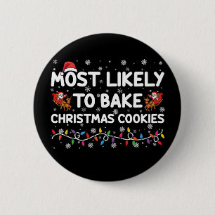 Chapa Redonda De 5 Cm Lo Más Probable Es Que Los Navidades De Bake Cooki