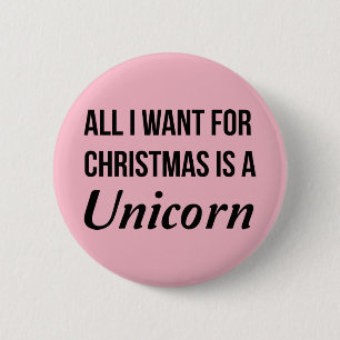 Chapa Redonda De 5 Cm Lo único que quiero para el navidad es un Pin de
