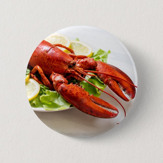 Chapa Redonda De 5 Cm Lobster (Anverso)