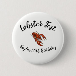 Chapa Redonda De 5 Cm Lobster Fest