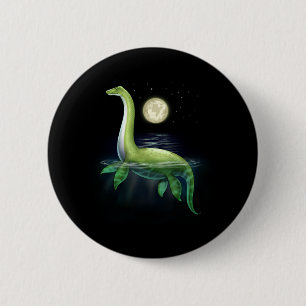 Chapa Redonda De 5 Cm Loch Ness Monster