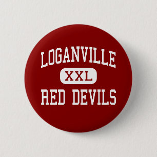 Chapa Redonda De 5 Cm Loganville - diablos rojos - alto - Loganville