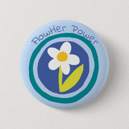 Chapa Redonda De 5 Cm Logo de FlowHer Power