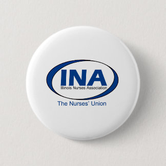 Chapa Redonda De 5 Cm Logo de INA