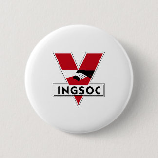Chapa Redonda De 5 Cm Logo de INGSOC