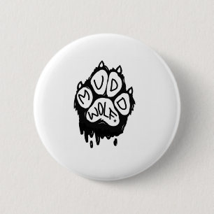 Chapa Redonda De 5 Cm Logo de Muddwolf