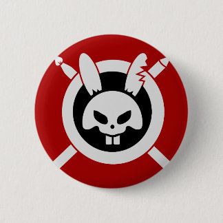 Chapa Redonda De 5 Cm Logo de Rage Rabbit