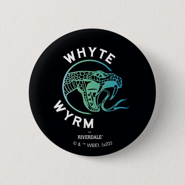 Chapa Redonda De 5 Cm Logo de Whyte Wyrm (Anverso)