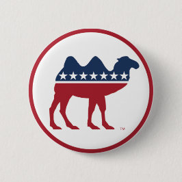 Chapa Redonda De 5 Cm Logo del Fiesta de prohibición