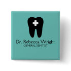 Logo Dentista Mínimo Oficina Dental Verde azulada