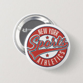 Chapa Redonda De 5 Cm logo deportivo de nueva york