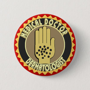 Chapa Redonda De 5 Cm LOGO dermatólogo