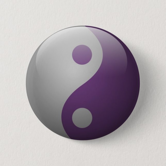 Chapa Redonda De 5 Cm Logo Yang-Yang (Anverso)