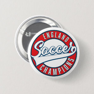 Chapa Redonda De 5 Cm logotipo de campeones de fútbol de Inglaterra