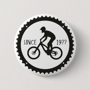 Chapa Redonda De 5 Cm Logotipo de ciclista