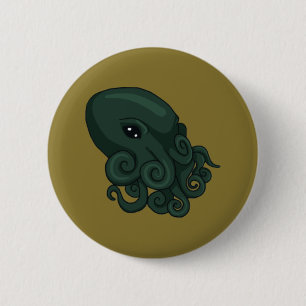 Chapa Redonda De 5 Cm Logotipo de Cthulu