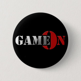 Chapa Redonda De 5 Cm Logotipo de GameOn Netowrk