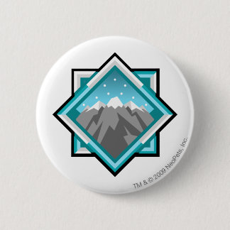 Chapa Redonda De 5 Cm Logotipo de la montaña del terror del equipo