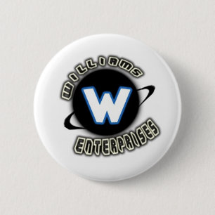 Chapa Redonda De 5 Cm Logotipo de las empresas de Williams