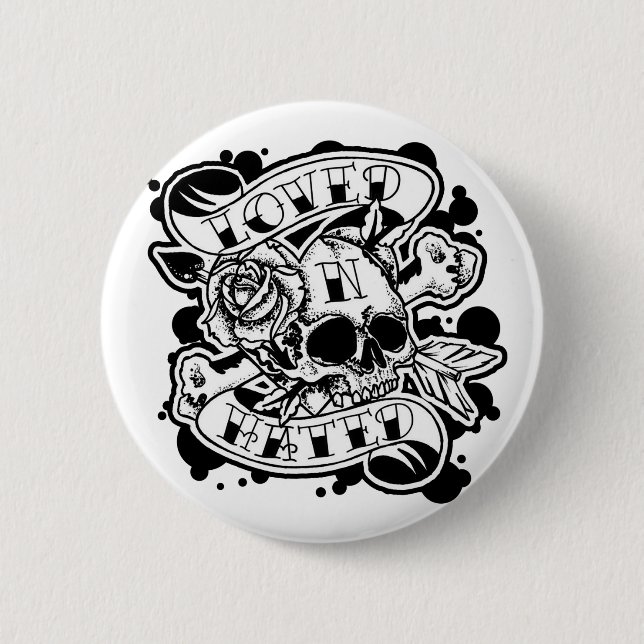 Chapa Redonda De 5 Cm Logotipo de LNH (Anverso)