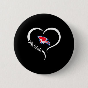 Chapa Redonda De 5 Cm Logotipo de los patriotas Pender Media Heart Sloga