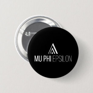 Chapa Redonda De 5 Cm Logotipo de Mu Phi Epsilon