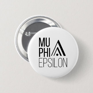 Chapa Redonda De 5 Cm Logotipo de Mu Phi Epsilon