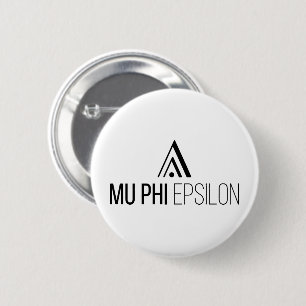 Chapa Redonda De 5 Cm Logotipo de Mu Phi Epsilon