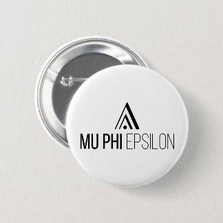 Chapa Redonda De 5 Cm Logotipo de Mu Phi Epsilon