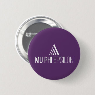 Chapa Redonda De 5 Cm Logotipo de Mu Phi Epsilon