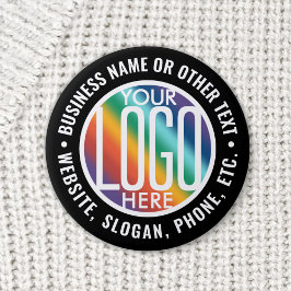 Chapa Redonda De 5 Cm Logotipo de negocio Promoción de marca moderna en 