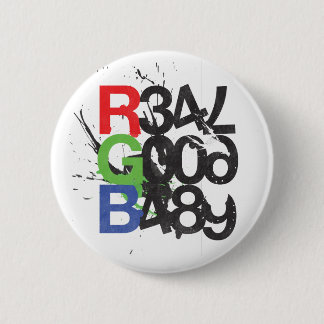Chapa Redonda De 5 Cm Logotipo de RGBaby