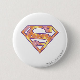 Chapa Redonda De 5 Cm Logotipo de Supergirl Argyle