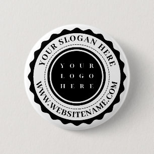 Chapa Redonda De 5 Cm Logotipo empresarial personalizado