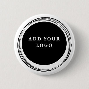 Chapa Redonda De 5 Cm Logotipo Empresarial Personalizado Promocional Sim