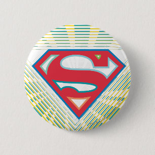 Chapa Redonda De 5 Cm Logotipo maravilloso de Supergirl