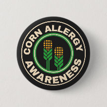 Logotipo negro de conciencia sobre la alergia al m