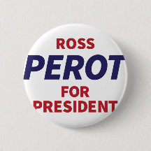 Logotipo Ross Perot de la campaña del vintage