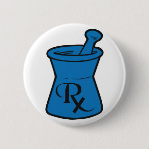 Chapa Redonda De 5 Cm Logotipo RX