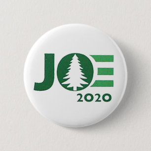 Chapa Redonda De 5 Cm Logotipo verde Joe 2020