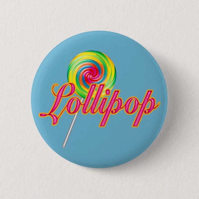 Chapa Redonda De 5 Cm Lollipop (Anverso)