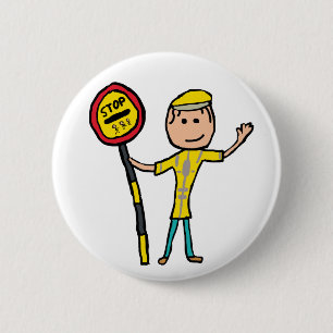 Chapa Redonda De 5 Cm Lollipop Lady