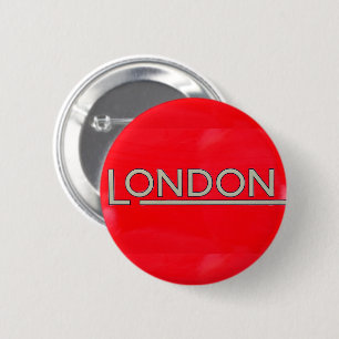 Chapa Redonda De 5 Cm Londres